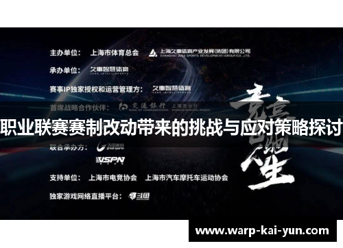 职业联赛赛制改动带来的挑战与应对策略探讨